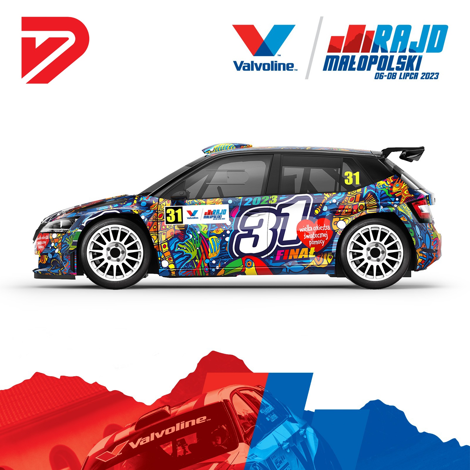 Wsiądź do Škody Fabii Rally2 evo przed Valvoline Rajd Małopolski 2023!